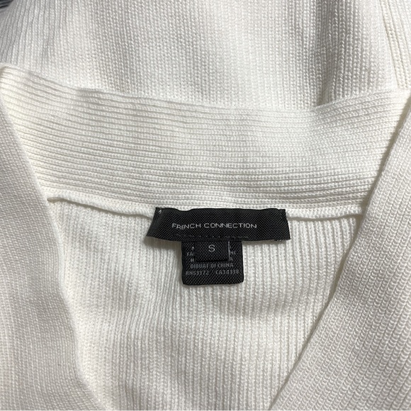 French Connection Caballo Floral-Lace Sleeve Sweater - Picture 6 of 7